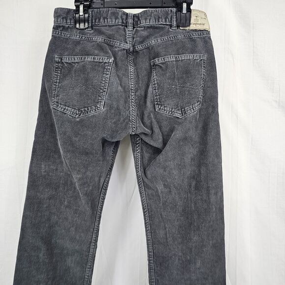 Patagonia Pants Mens 30X33 Gray Corduroy Chinos Straight Fit Casual Outdoor - Picture 7 of 10